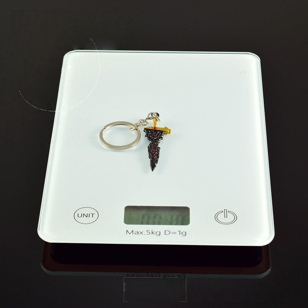 Nakorara　エルデンリング 　グレートソード　星砕きの大剣　ラズリの輝石剣　ミニチュア　キーホルダー　6㎝　ダイキャスト製　ELDEN RING