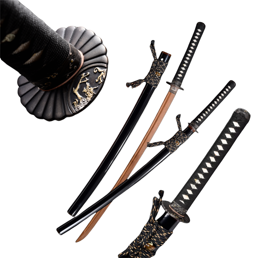 Nakorara 日本風 装飾品　鳳凰の羽　103cm Nakorara　サムライ用　日本刀　武器モデル　汎用刀　仕上げ模造刀　レプリカ　和風　コスプレ道具 唐風　模造刀　木刃　樹脂刃　工芸品　武士刀　サムライ　ソード　ハロウィン