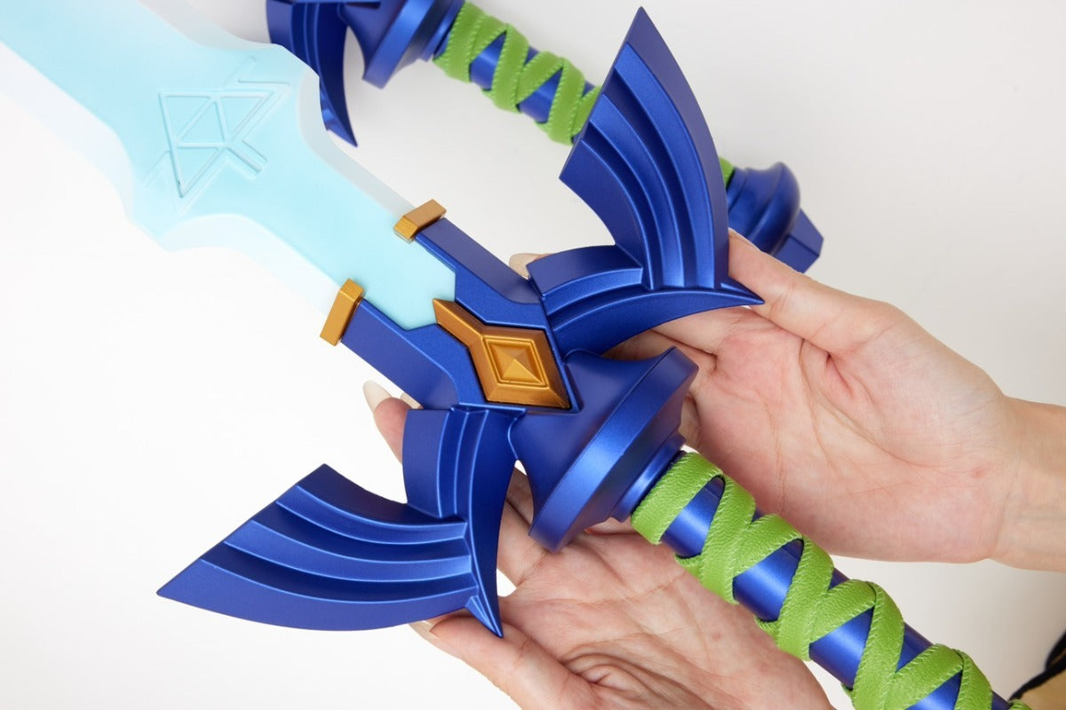 Nakorara ティアキン リンク 剣 マスターソード 金属製 柄 残刃 コスプレ 装備 Link 完成度高 ゼルダの 武器 伝説 模造刀 模擬刀 観賞用 コレクション コスプレ道具 イベント プレゼント グッズ 道具 小物