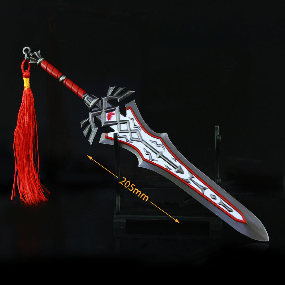 Nakorara　ゼルダの伝説　近衛の両手剣＋ハイリアの盾　2個セット　ダイキャスト製　おもちゃ　武器レプリカ　卓上装備品　イベント　武器モデル　塗装済み可動フィギュア