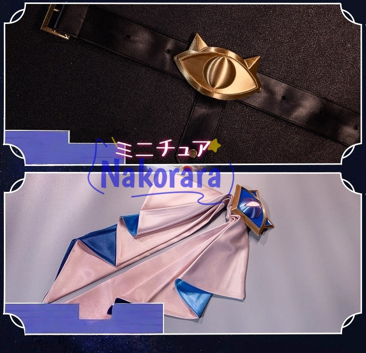 Nakorara 崩壊スターレイル　サフェル　Cipher　オンパロス　コスプレ衣装　コスチューム　イベント　3d樹脂パーツ＋尻尾付き