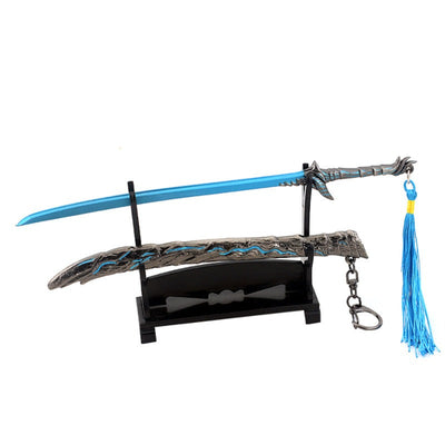 Nakorara デビルメイクライ5　閻魔刀 ミニチュア　22cm DMC 武器モデル　ダンテ キーホルダー　ダイキャスト製　装備品　アクセサリー　武器ファン向け　おもちゃ　レプリカ