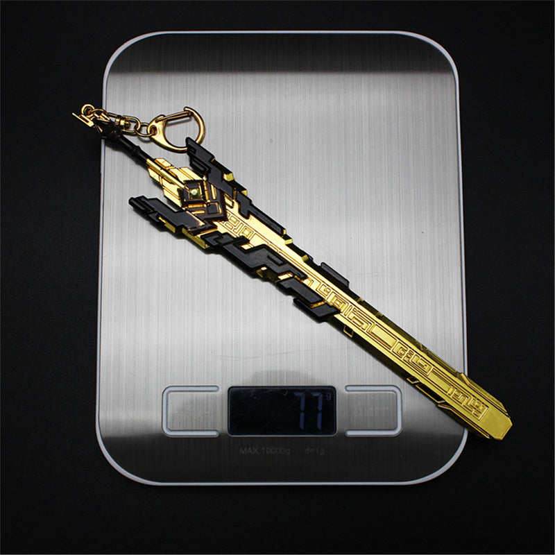 Nakorara　原神　無工の剣 21cm ミニチュア　武器モデル　ダイキャスト製　装備品　アクセサリー　武器ファン向け　おもちゃ　レプリカ