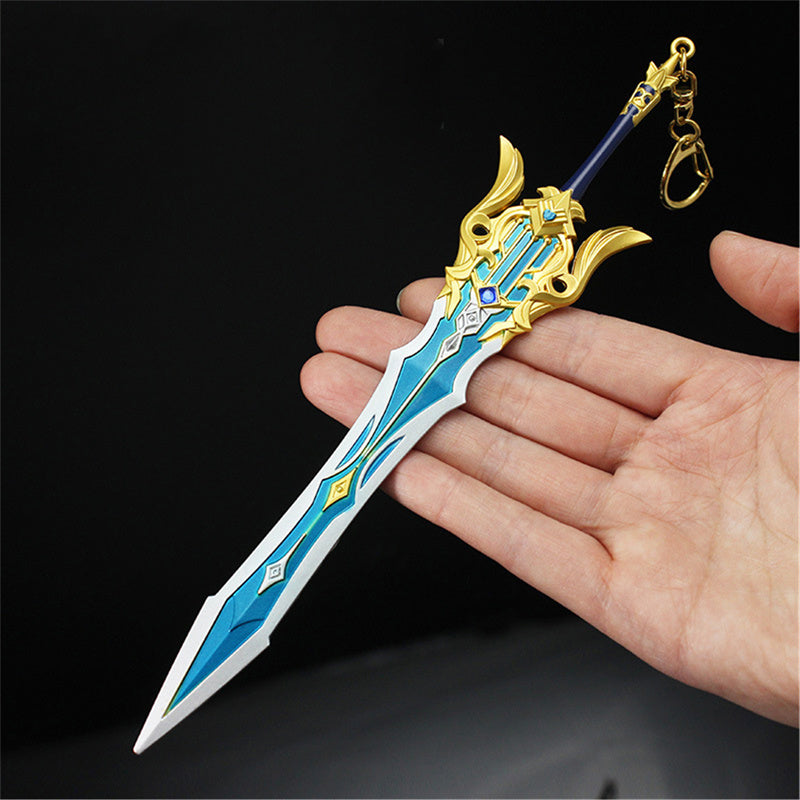 Nakorara　原神　松韻の響く頃 21cm ミニチュア　武器モデル　ダイキャスト製　装備品　アクセサリー　武器ファン向け　おもちゃ　レプリカ