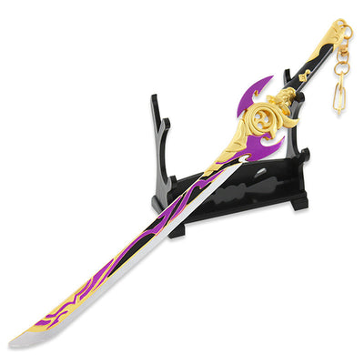 Nakorara　原神　霧切の廻光 21cm ミニチュア　武器モデル　ダイキャスト製　装備品　アクセサリー　武器ファン向け　おもちゃ　レプリカ