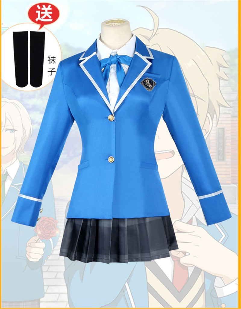Nakorara あんさんぶるスターズ   夢ノ咲学院 男子制服 コスプレ衣装 ネクタイ3色セット コスチューム 学園 cosplay 仮装 変装 コスプレ イベント パーティ