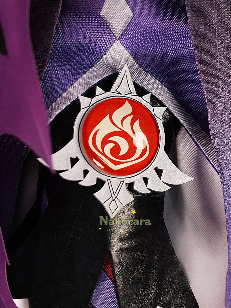 Nakorara 原神 ドゥリン コスプレ衣装　 毒龍ドゥリン   角と翼付   魔神任務 神の目　イベント　 イベント対応 ブーツ追加可能