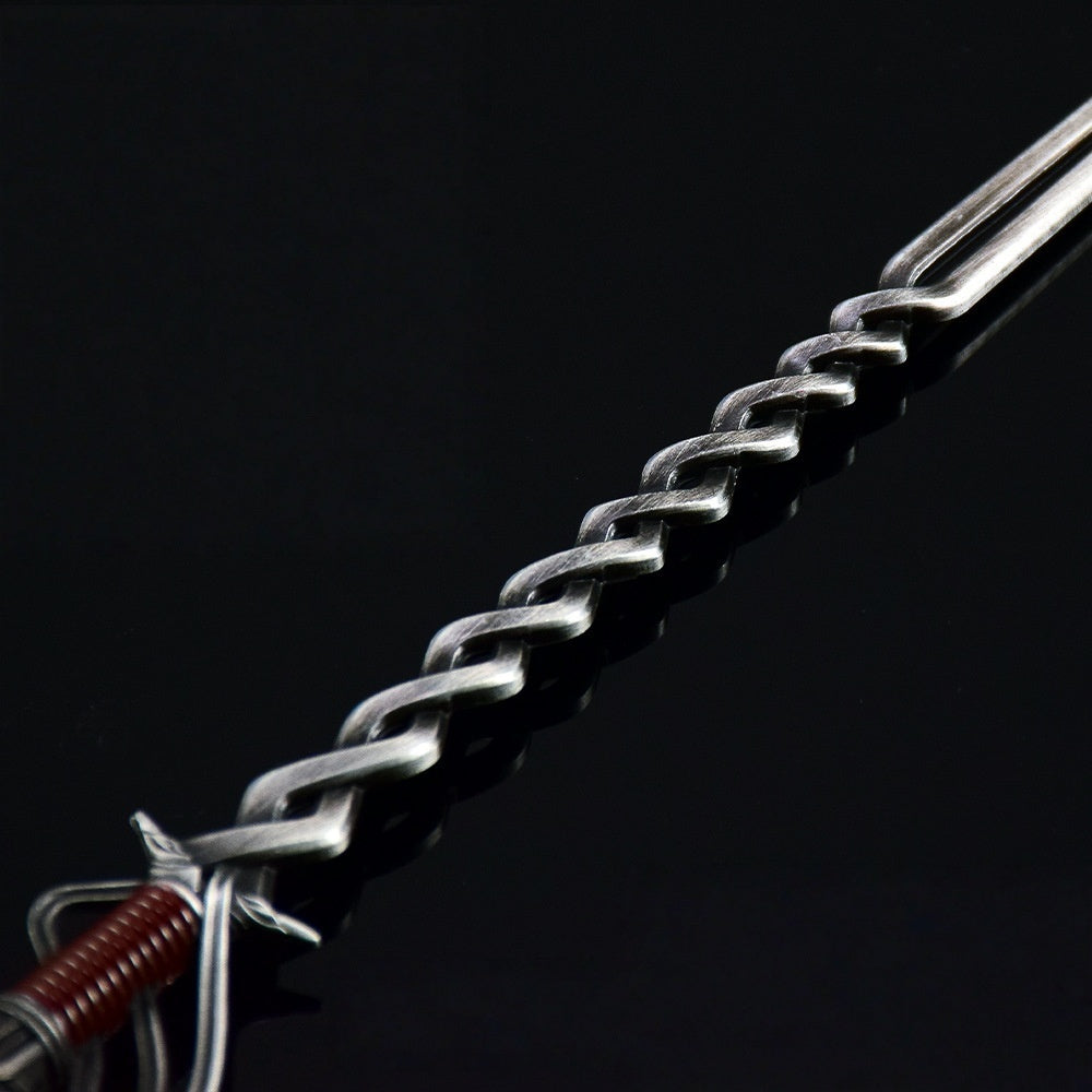 Nakorara　エルデンリング   火の騎士の短剣 30cm 　ミニチュア　武器モデル　工芸品　レプリカ　ダイキャスト製　装備品