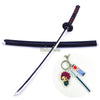 Nakorara　ミニチュア　鬼滅の刃　炭治郎　ヒノカミ神楽　ダイキャスト製　26cm　ミニ日輪刀　合金製　コスプレ　道具　飾り　キーホルダー　プレゼント　刀剣　ハロウィン　おもちゃ
