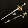 Nakorara　ミニチュア　指輪物語　ナルシル剣　30cm　武器モデル　本格的　アクセサリー　ダイキャスト製　豪華　レプリカ武器