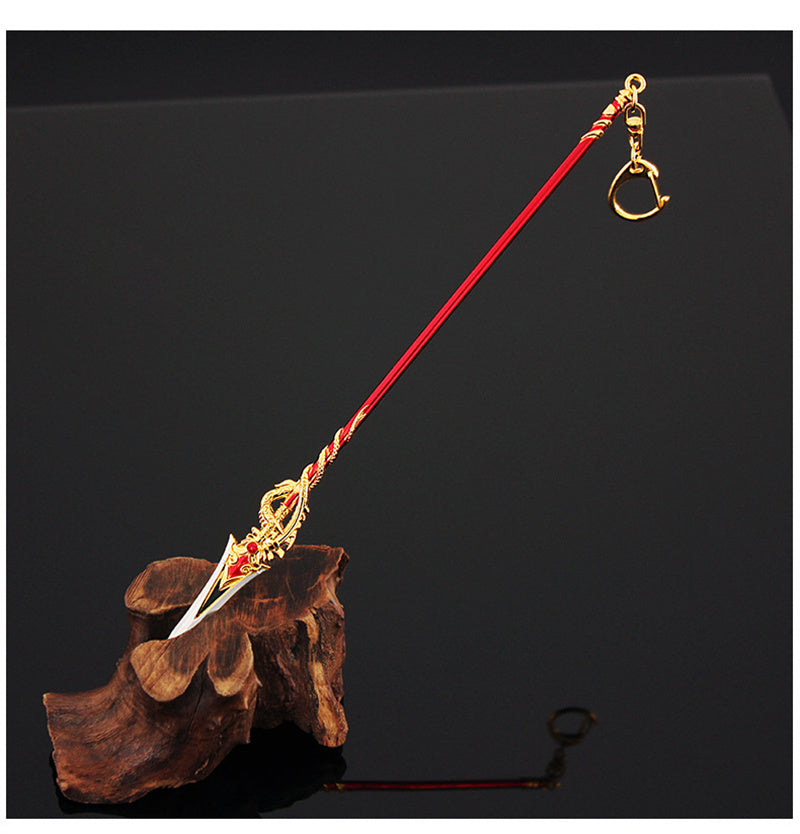 Nakorara　原神　匣中滅龍 22cm ミニチュア 武器モデル　キーホルダー　ダイキャスト製　装備品　アクセサリー　武器ファン向け　おもちゃ　レプリカ