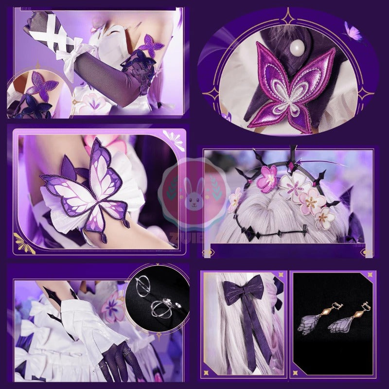 崩壊 スターレイル キャストリス  コスプレ衣装 コスチュームセット 髪飾り付きグッズ おしゃれ アニメ cosplay 撮影 イベント