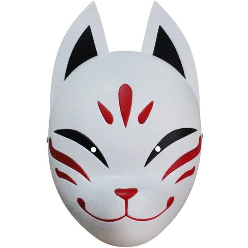 Nakorara　原神 げんしん タルタリヤ 魔王武装 　 魈（しょう ） ショウ 　九条裟羅 天狗のお面　狐のお面 樹脂製 巫女 花散里 神里綾華 稲妻 お土産 白 赤 祭り きつね キツネ マスク 頭飾り ヘアアクセサリー コスプレ道具 コスプレ 萌え 可愛い イベント プレゼント グッズ 道具 小物