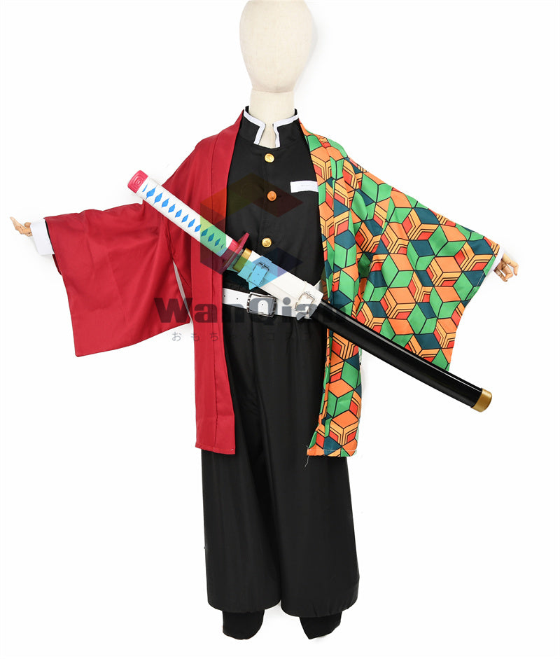Nakorara　鬼滅の刃　竈門 炭治郎　 禰󠄀豆子　我妻 善逸　伊之助　義勇　胡蝶しのぶ　コスプレ衣装　子供用　100-150cm　コスチューム　イベント　学園祭　仮装