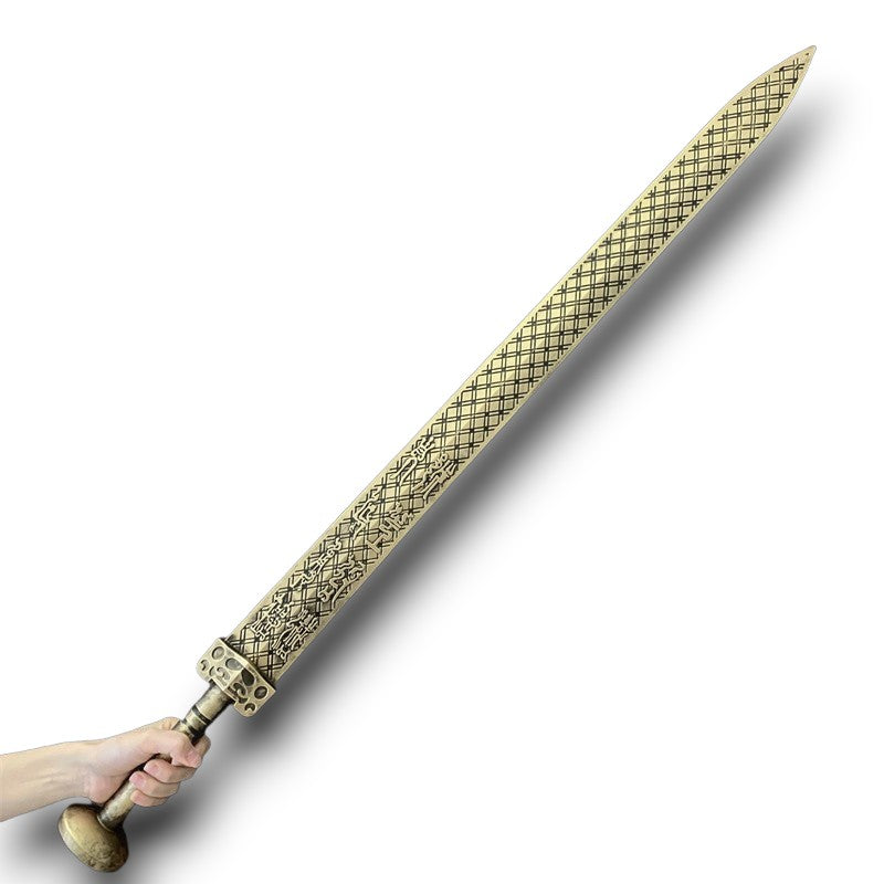 Nakorara　三国志 真・三國無双 唐剣　月牙戟　竜胆槍　関公刀　戦斧　100cm　方天画戟　おもちゃ　子供　アクセサリー　手遊び　イベント　PU製　ハロウィン　プレゼント　ギフト　武器レプリカ　勇者の剣　