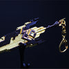 Nakorara　原神　無工の剣 21cm ミニチュア　武器モデル　ダイキャスト製　装備品　アクセサリー　武器ファン向け　おもちゃ　レプリカ