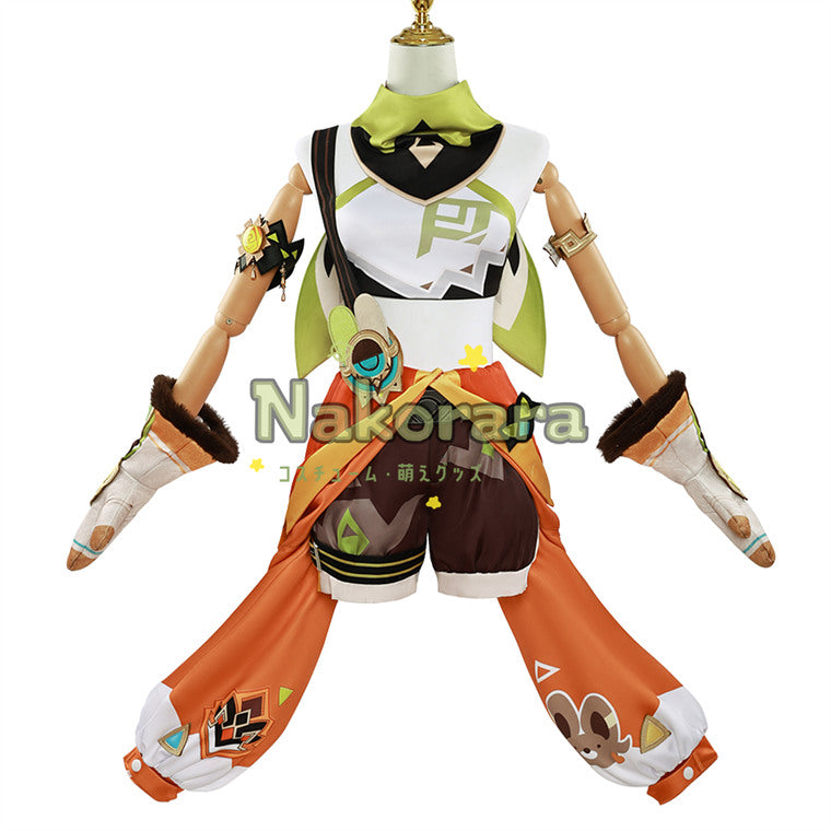Nakorara　原神　カチーナ 　コスプレ衣装　 Kachina 　コスチューム　金の混じる原鉱Naz22
