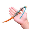Nakorara　NARAKA:BLADEPOINT　ダイキャスト　村正　安定剣　 赤影の妖刀　レプリカ武器 残霄　剣 ミニチュアモデル 永劫無間 短剣 22cm スケールダウン版 太刀 模擬武器 槍 17cm 合金武器　22cm　おもちゃ　装備品　文房具 卓上に飾り