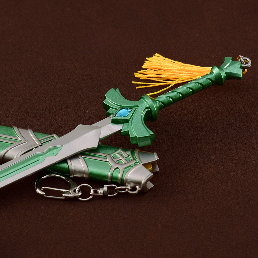 Nakorara　ゼルダの伝説　天空の白刃剣　ティアキン　ミニチュア　ダイキャスト製　おもちゃ　武器レプリカ　卓上装備品　イベント　武器モデル　塗装済み可動フィギュア