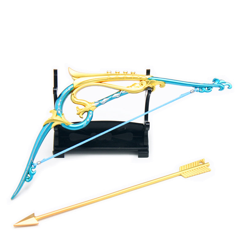 Nakorara　原神　終焉を嘆く詩　17cm ミニチュア　チェーンブレイカー　武器モデル　キーホルダー　ダイキャスト製　装備品　アクセサリー　武器ファン向け　おもちゃ　レプリカ
