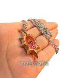 Nakorara 原神 マーヴィカ ネックレス 合金製&nbsp; 炎神 ペンダント コスプレ道具　アクセサリー ナタ　萌えグッズ　非公式グッズ