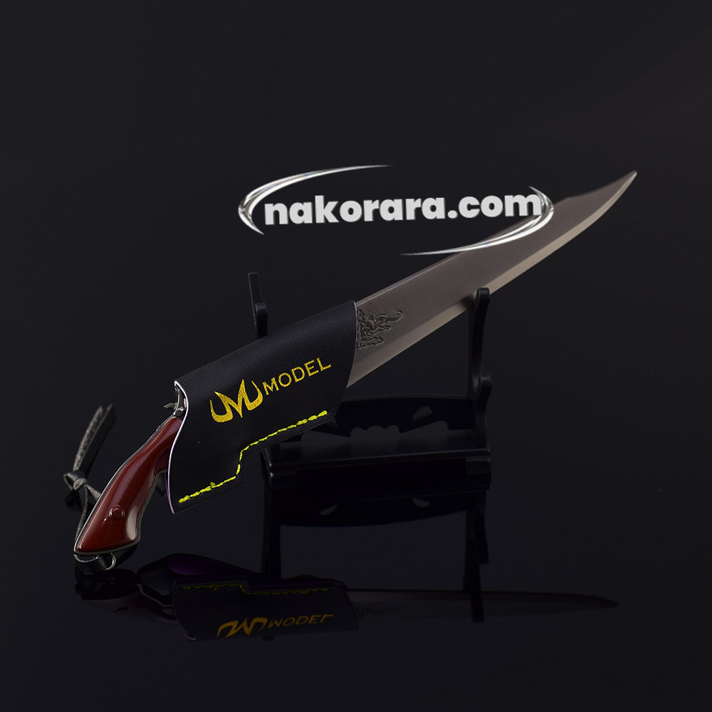 Nakorara　ファイナルファンタジー　ライオンハート　22cm　グレー色　FF8　武器レプリカ　スコール　連続剣ミニチュア　武器　ダイキャスト製　アクセサリー　おもちゃ　武器ファン向け