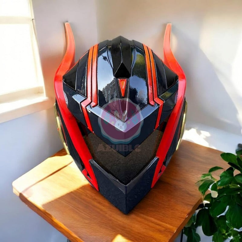原神 マーヴィカ ヘルメット コスプレ道具 仮面 お面 炎神 武器 樹脂製 おしゃれ コスプレ道具 Cosplay 道具