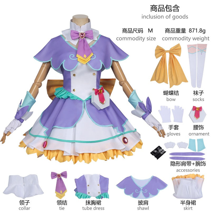 Nakorara 名探偵プリキュア！明智 あんな  森亜 るるか　小林 みくる　コスプレ衣装　ドレス　舞台服　コスチューム