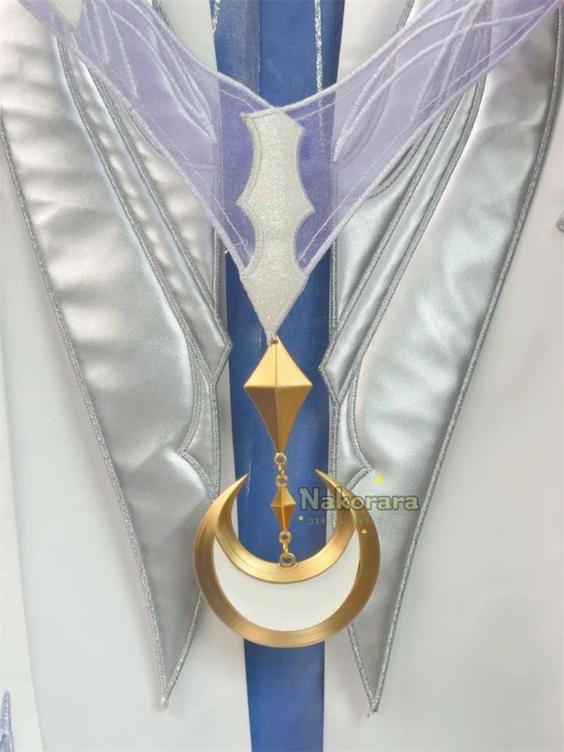 Nakorara　原神　コロンビーナ　執行官・第三位 コスプレ衣装 ナド・クライ　3d樹脂製髪飾り　少女　コスチューム Damselette Columbina　月の少女 イベント　仮装