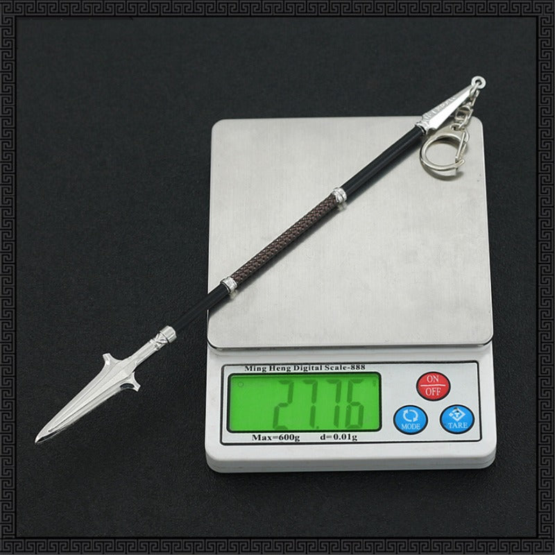 Nakorara  アサシンクリード 槍 ミニチュア 22㎝ キーホルダー キーチェーン グッズ アクセサリー インテリア装備品 ゲーム