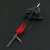 Nakorara　SEKIRO: SHADOWS DIE TWICE　剣聖 葦名一心　片鎌十文字槍　22cm　田村主膳　武器　工芸品　ミニチュア　1/6スケール　ダイキャスト製　おもちゃ　武器レプリカ　卓上装備品　イベント　武器モデル　塗装済み可動フィギュア