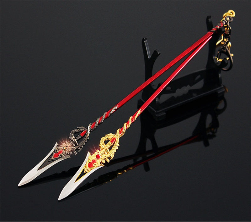 Nakorara　原神　匣中滅龍 22cm ミニチュア 武器モデル　キーホルダー　ダイキャスト製　装備品　アクセサリー　武器ファン向け　おもちゃ　レプリカ