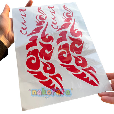 Nakorara ゼンゼロ 葉瞬光 転写タトゥーシール 28cm×8.5cm | ようしゅんこう 腿飾り　刺青 コスプレ道具　萌えグッズ