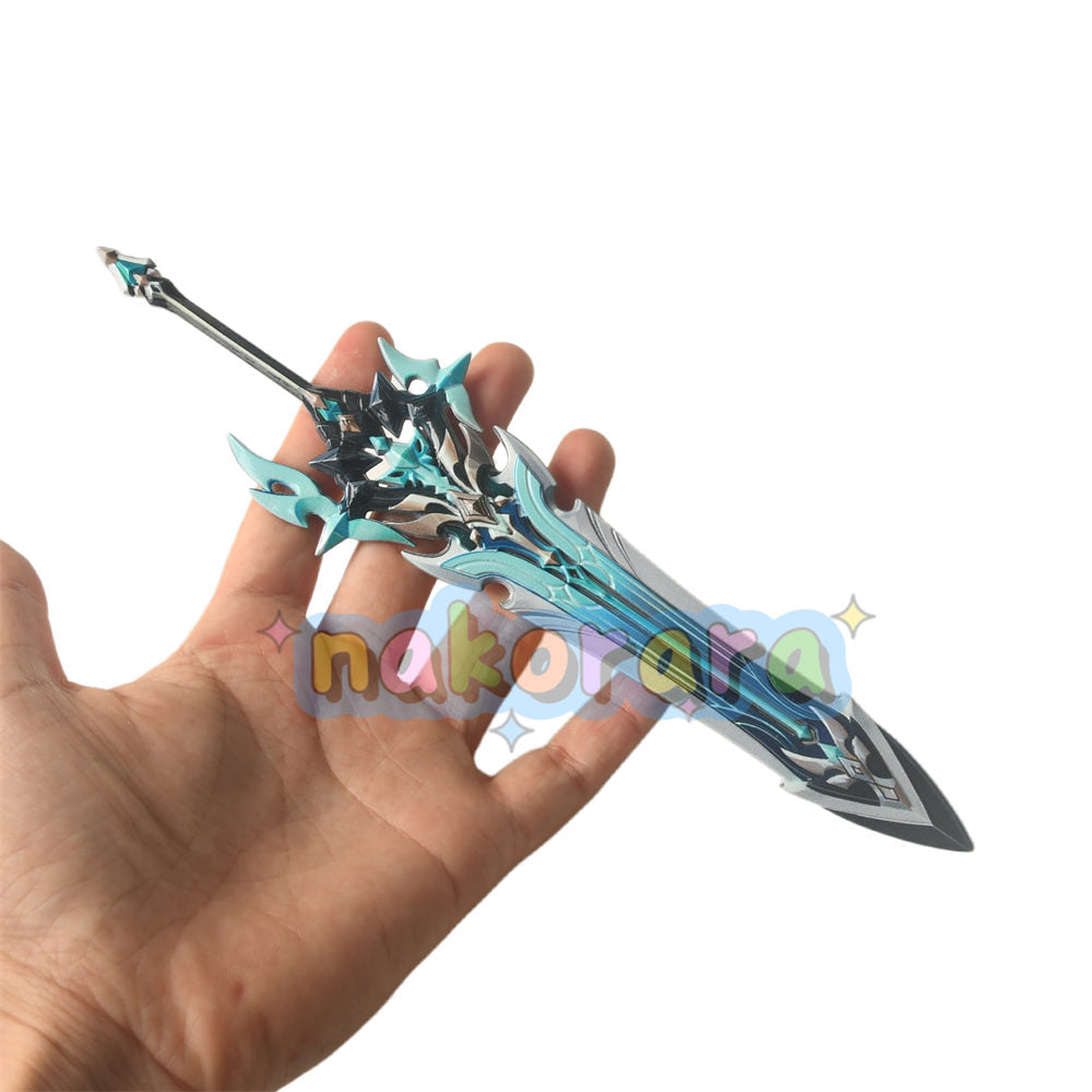 Nakorara　原神　狼の武勲詩　ミニ武器　22㎝　レプリカ　ファルカモチーフ　アクセサリー　萌えグッズ
