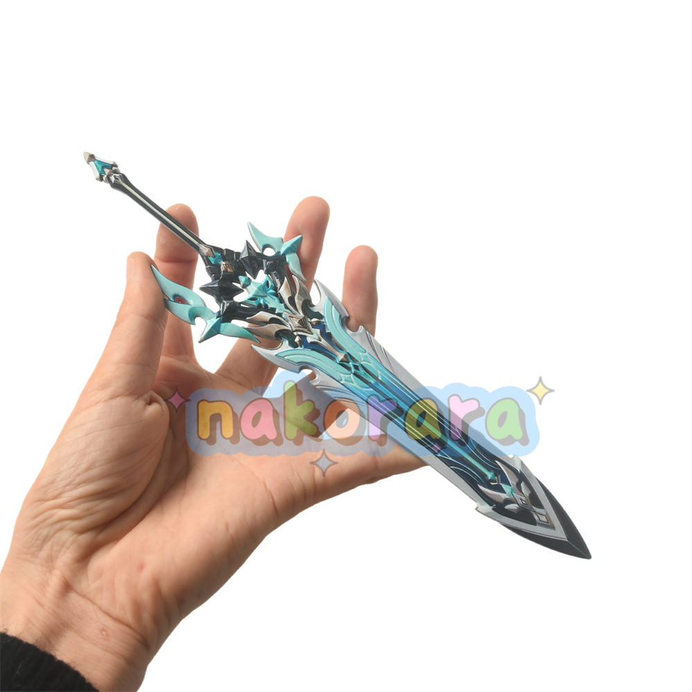Nakorara　原神　狼の武勲詩　ミニ武器　22㎝　レプリカ　ファルカモチーフ　アクセサリー　萌えグッズ