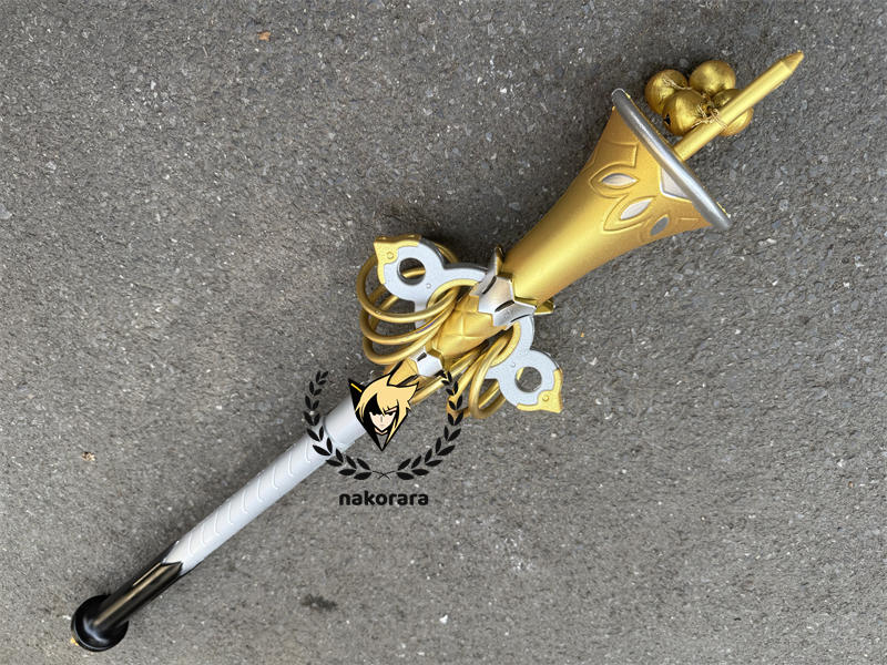 Nakorara　ゼンレスゾーンゼロ　怪啖屋 リュシア 法杖　コスプレ道具　音鳴り鈴 80cm　Lucia Elowen　PU製　撮影道具　武器model　アクセサリ　萌えグッズ　