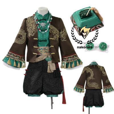 Nakorara 第五人格 × 故宫観唐  コラボ  画家 SSR衣装 画家-掌中の刻印 コスプレフルセット コスプレ衣装 SSRコスプレセット 全21パーツ付き | 龍角・13宝石アクセサリー同梱