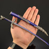 Nakorara エルデンリング 竜鱗刀 26cm ミニチュア　ダイキャスト製　おもちゃ　手遊び　工芸品　武器モデル　キーホルダー　フィギュアスケート