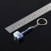 Nakorara 　ミニチュア　 ヴァロラント スマイト ハンマー　13cmと6cm　キーホルダー　工芸品　ダイキャスト製　武器レプリカ　 VALORANT