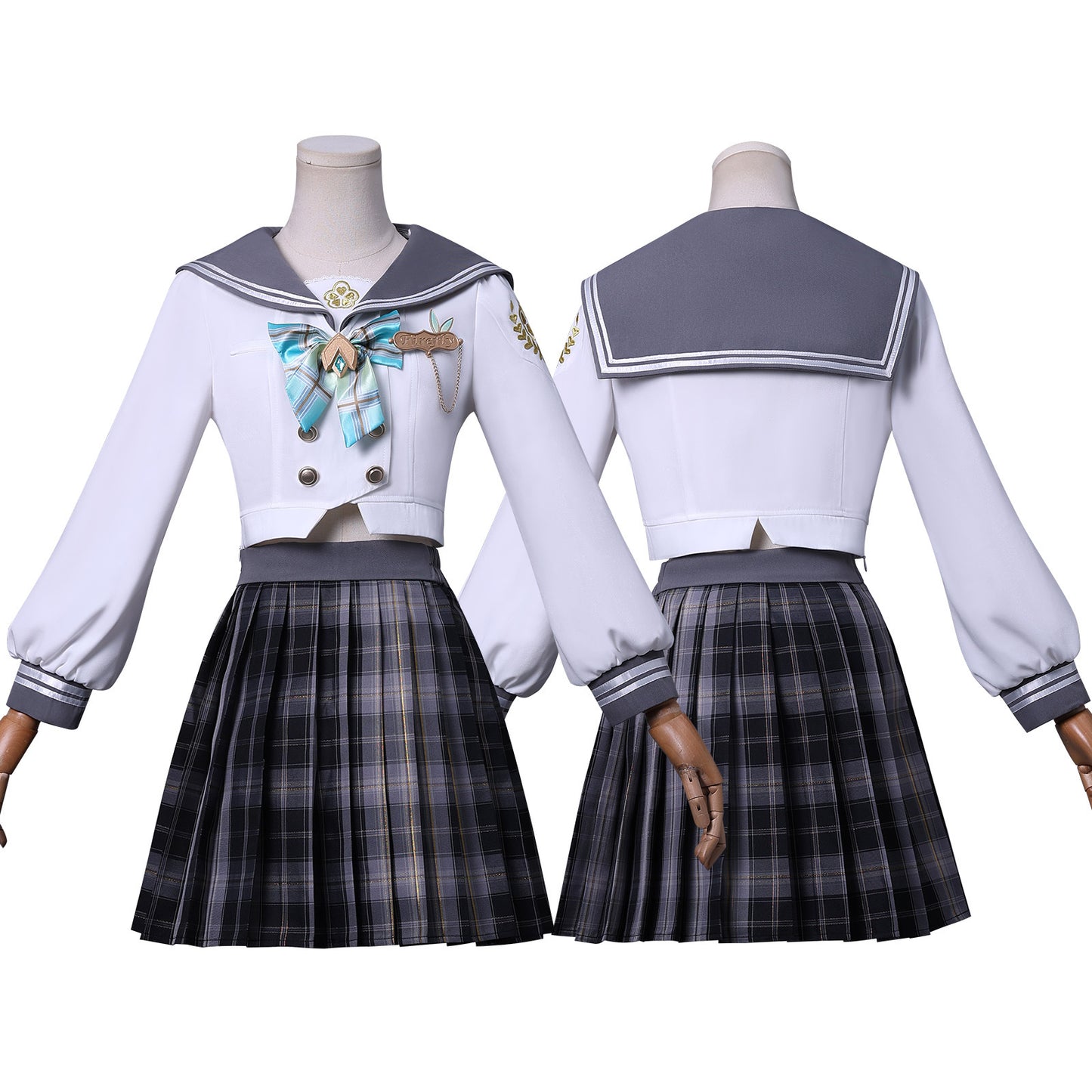Nakorara 崩壊スターレイル　ホタル　JK服　セーラー服　刺繡ロゴ　夏　春の贈り物　スターレイル　コスチューム　コスプレ衣装