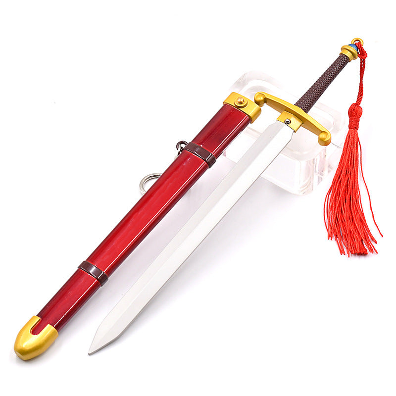 Nakorara　ドラゴンボール 22.5cm  界王神 ソード　西洋剣　ミニチュア　武器ファン　ダイキャスト製　装備品