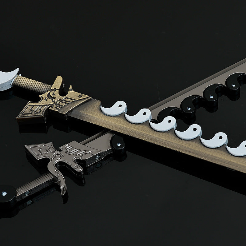 Nakorara 金太極八卦剣　22cm　ミニチュア　武器モデル　 ｜開運,風水,グッズ・玩具,中国,中華街,レトロ,雑貨,ノスタルジック,昭和,シューズ,お土産,ギフト,プレゼント　