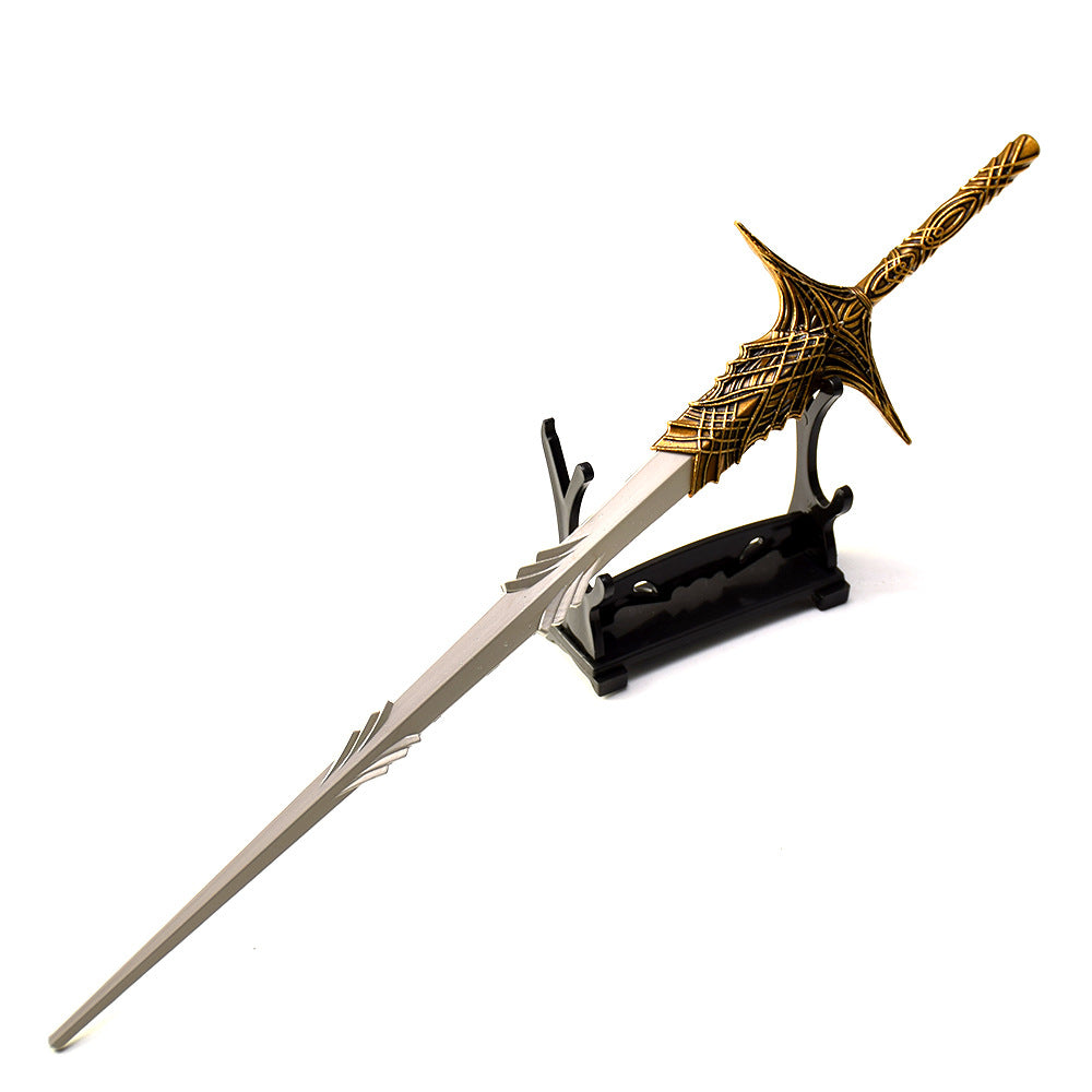 Nakorara エルデンリング レダの剣 30cm 武器　工芸品　ミニチュア　1/6スケール　ダイキャスト製　おもちゃ　武器レプリカ　卓上装備品　イベント　武器モデル　塗装済み