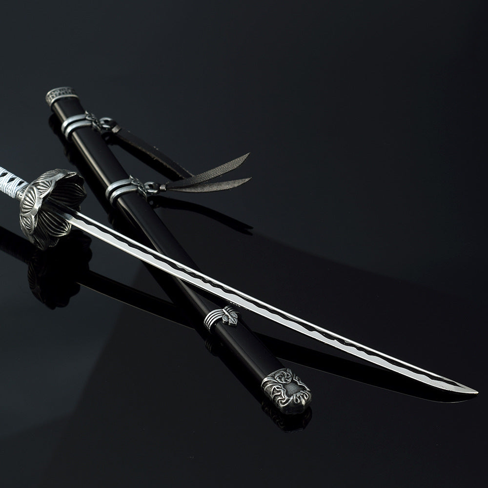 不死斬り 古兵器 武具 武蔵 【希少】高級 鑑賞用 贈り物 Cosplay Nakorara SEKIRO: SHADOWS DIE TWICE 剣聖 葦名一心 黒の不死斬り 開門