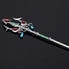 Nakorara　ゼルダの伝説 光鱗の槍 22cm　ミニチュア　ダイキャスト製　豪華　おもちゃ　キーホルダー　フィギュアスケート　武器レプリカ