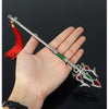 Nakorara ゼルダの伝説 光鱗の槍 22cm ブレワイ武器　工芸品　ミニチュア　1/6スケール　ダイキャスト製　おもちゃ　武器レプリカ　卓上装備品　イベント　武器モデル　塗装済み可動フィギュア