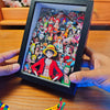 Nakorara ワンピース　ルフィ　ロロノア・ゾロ3Dぷズル　ONE PIECE　14.5*19.5cm 海賊王　アクセサリー　おもちゃ　アニメ立体画　掛け軸 フィギュア　プレゼント　デザイン　お部屋の飾りやプレゼントにも