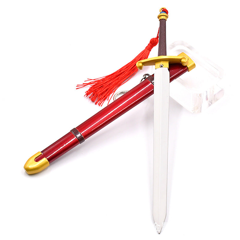Nakorara　ドラゴンボール 22.5cm  界王神 ソード　西洋剣　ミニチュア　武器ファン　ダイキャスト製　装備品