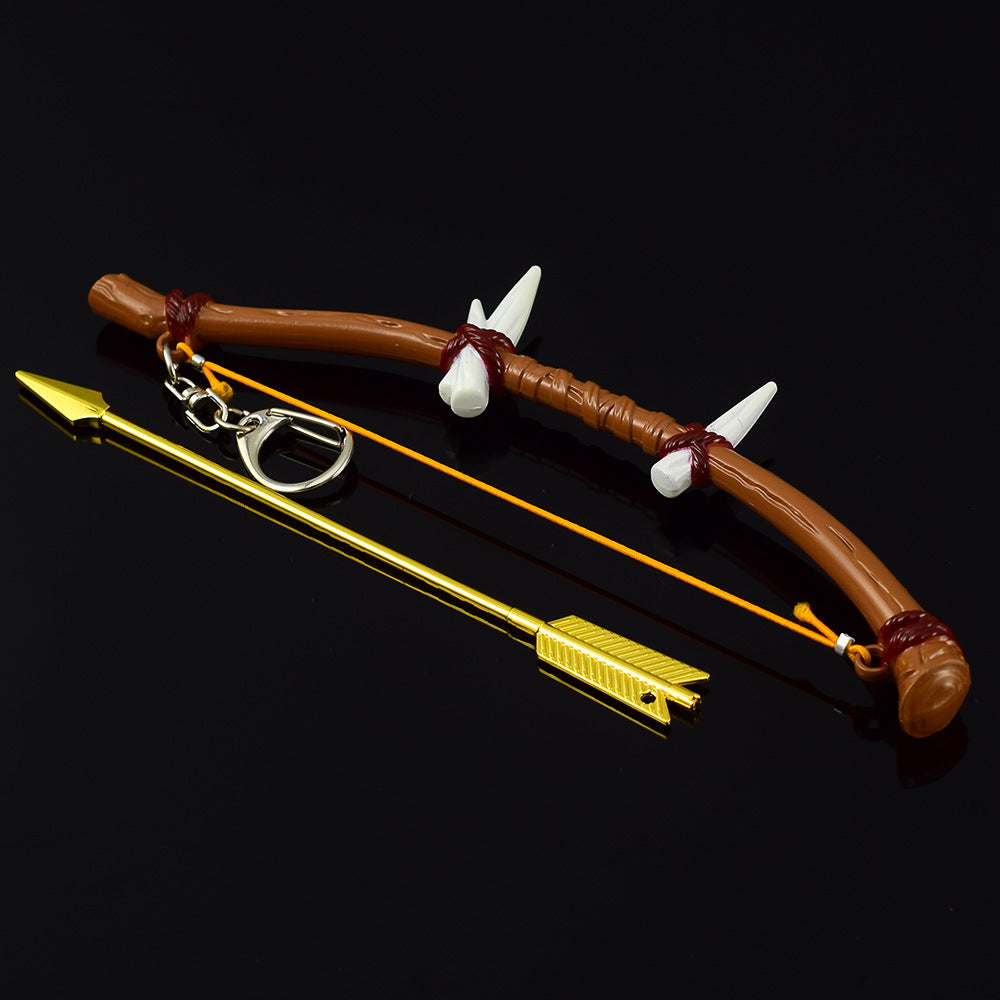 Nakorara　ゼルダの伝説　トゲボコ弓　18CM　ブレワイ武器　工芸品　ミニチュア　1/6スケール　ダイキャスト製　おもちゃ　武器レプリカ　卓上装備品　イベント　武器モデル　塗装済み可動フィギュア