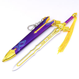 nakorara ゼルダの伝説 王家の両手剣 22cm ダイキャスト製　ミニチュア　レプリカ　合金製　装備品　武器レプリカ　おもちゃ ゼルダの伝説 ゼルダの伝説 ティアーズ オブ ザ キングダム ゼルダの伝説トワイライトプリンセス ゼルダの伝説 マスターソード マスターソード
